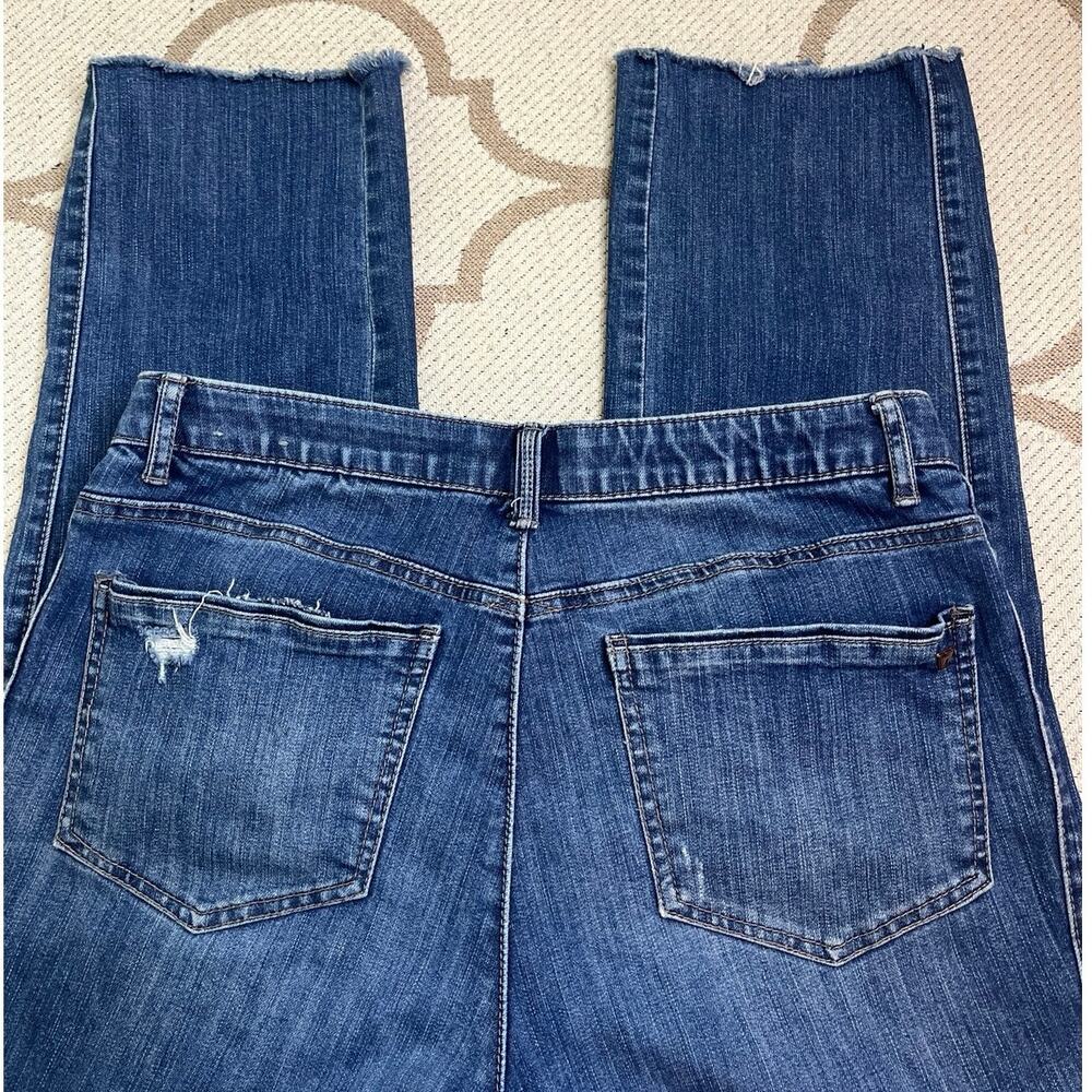 Wit & Wisdom Ab-Solution Crop Slim Straight Leg Jeans (Style L20858PFQ), size 10 - Picture 2 of 11
